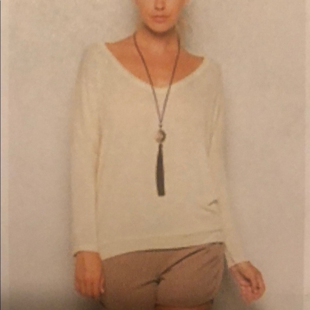 Ivory Relax Fit Sweater